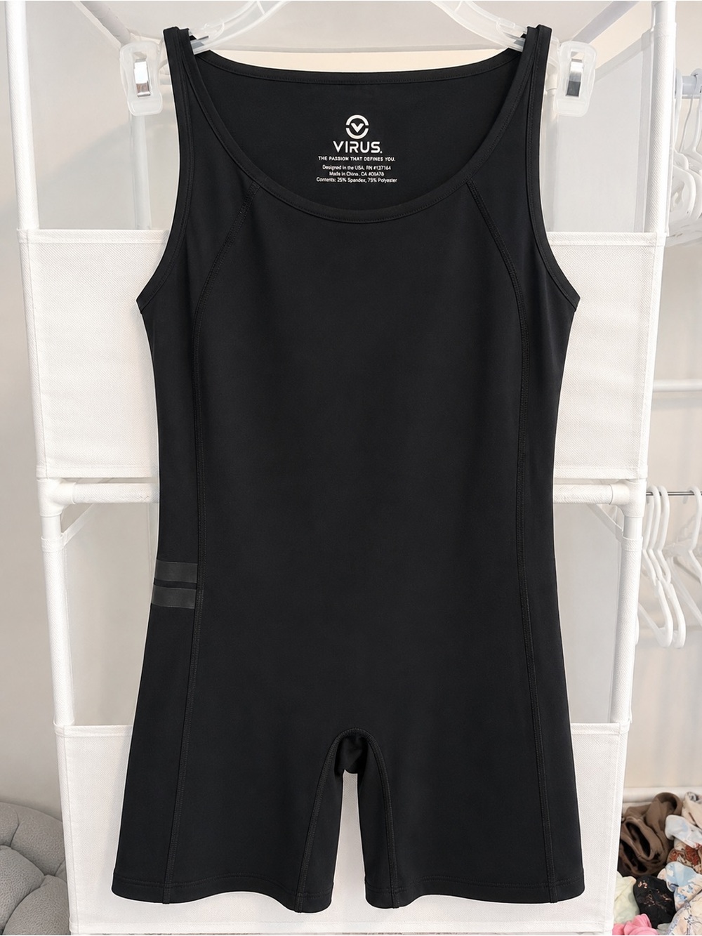 Virus Black Elevate Competition Singlet Women XL
